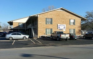 North Park apartments are just across the street from the Tarleton State University campus.